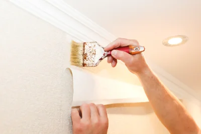 Pose de papier peint à Peyrat-de-Bellac — revêtements muraux et toiles de verre